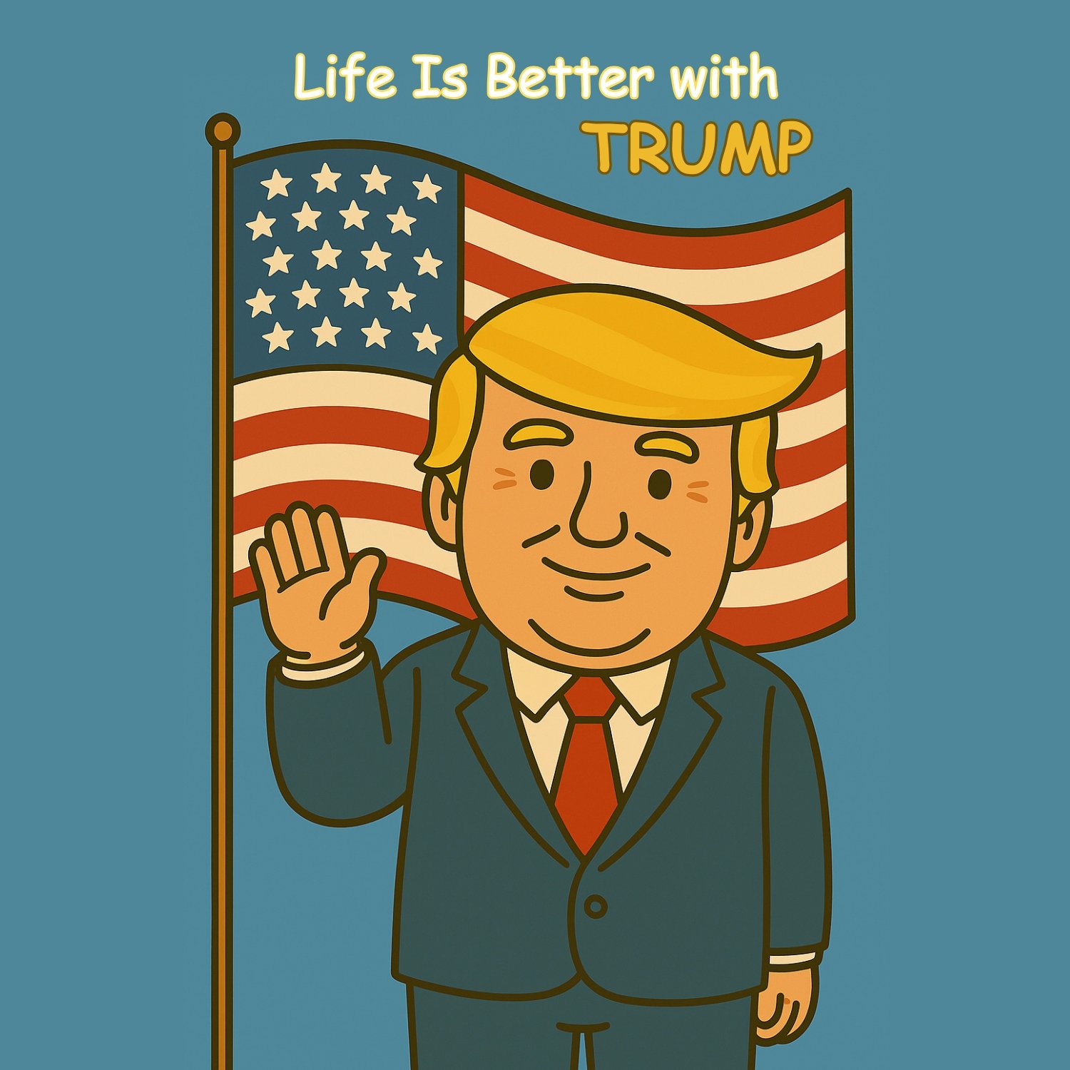 Life Is Better with Trump book cover